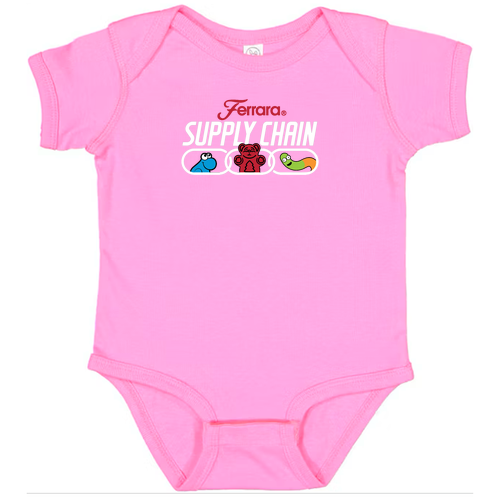 Rabbit Skins Lap Shoulder Onesie -Infant -- Raspberry