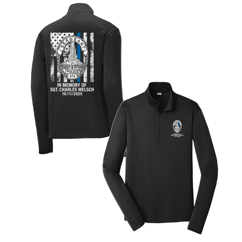Sport-Tek PosiCharge Competitor Quarter Zip Pullover -- Black