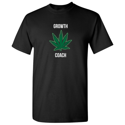 Growth Coach T-Shirt -- Black