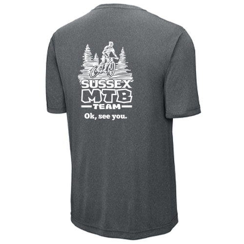 Sport Tek Ladies Competitor Tee -- Iron Grey Heather