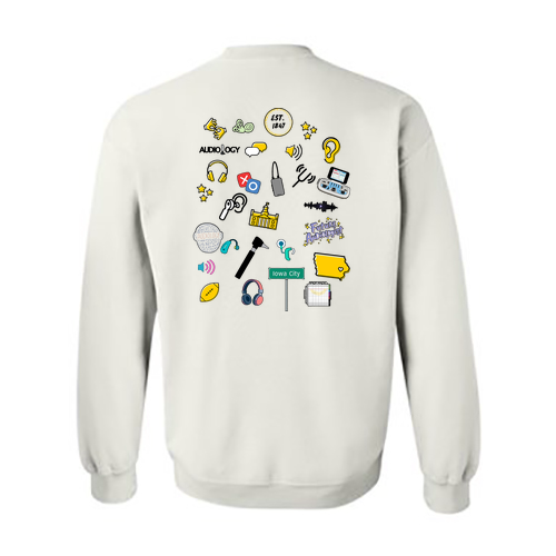 Gildan Heavy Blend Crew Neck Sweatshirt -- White
