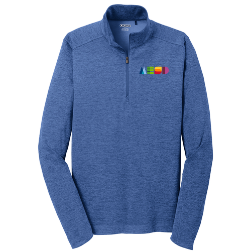 OGIO Pixel Quarter Zip -- Optic Blue