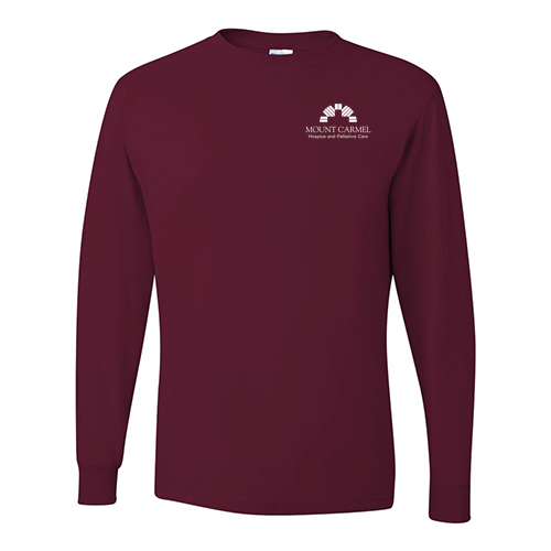 Jerzees Dri-Power Active Adult Longsleeve Tee -- Maroon