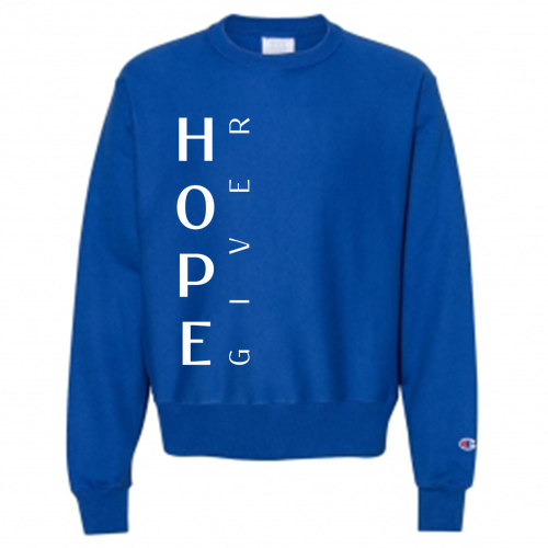 Champion Reverse Weave Crewneck Sweatshirt -- Athletic Royal