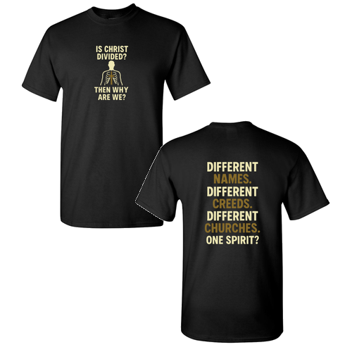 Divided Tee -- Black