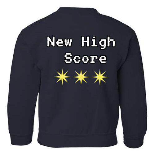 Gildan Heavy Blend Youth Crew Neck Sweatshirt -- Navy
