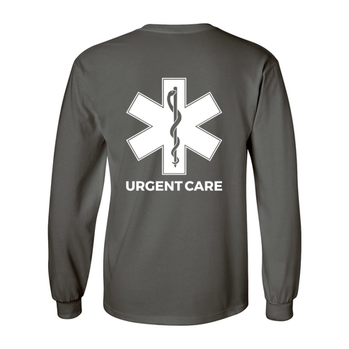 Gildan Heavy Cotton Longsleeve Basic T-Shirt -- Charcoal