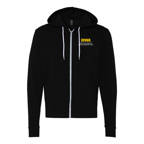 CTSDMC Bella Canvas Unisex Full-Zip Hooded Sweatshirt -- Black