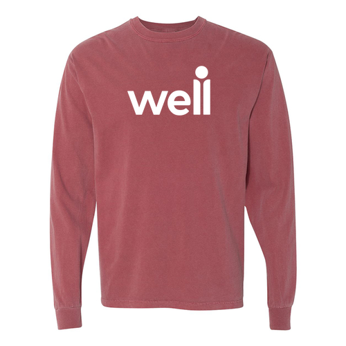 Comfort Colors Ringspun Long Sleeve Tee -- Brick