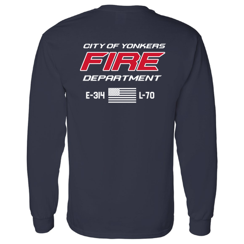 Station 14 Long Sleeve Tee -- Navy