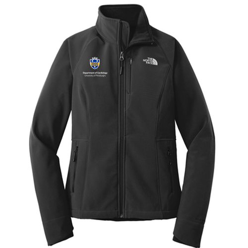 Cardiology North Face Ladies Soft Shell Jacket -- Black