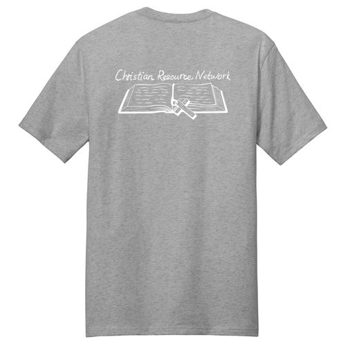 District Made Men's Perfect Weight Crew Tee -- Heathered Steel