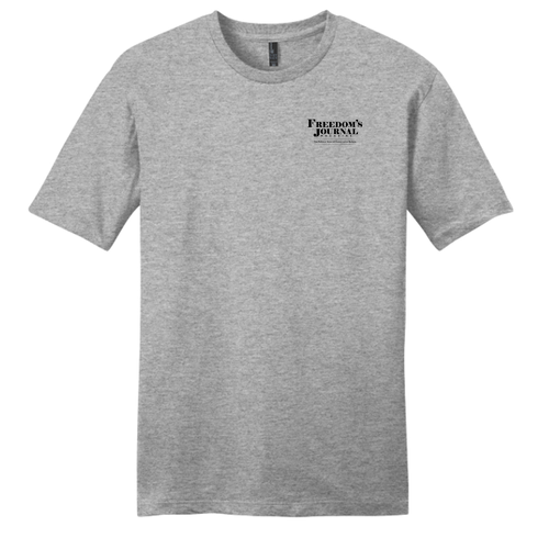 FJM Tee -- Light Heather Grey