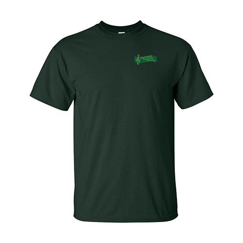 Mens/Unisex Gildan Ultra Cotton Basic T-Shirt -- Forest Green