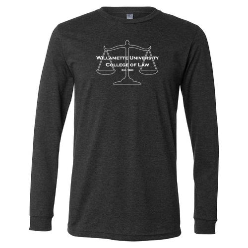 Bella+Canvas Unisex Heather Cvc Long Sleeve Tee- Heathers -- Dark Grey Heather