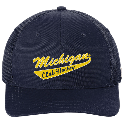 Mens/Unisex Carhartt Canvas Mesh Back Cap -- Navy