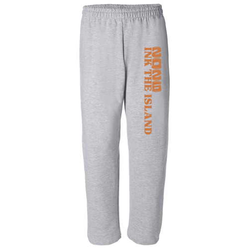 Open Bottom Sweatpants -- Sport Grey