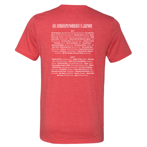 Mens/Unisex Bella Canvas Soft Fitted Heather CVC Tee -- Heather Red
