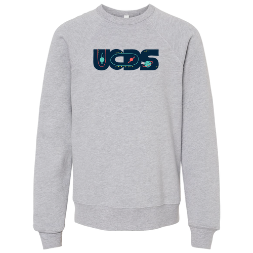 Bella Canvas Youth Sponge Fleece Raglan Sweatshirt -- Athletic Heather