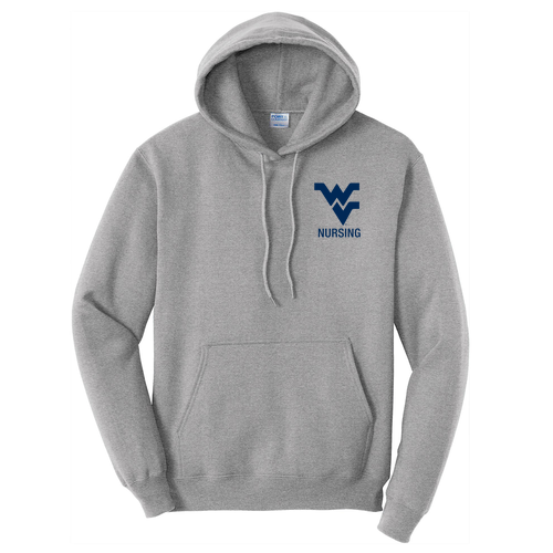 Nursing Tools Port and Company Core Fleece Pullover Hooded Sweatshirt -- Athletic Heather