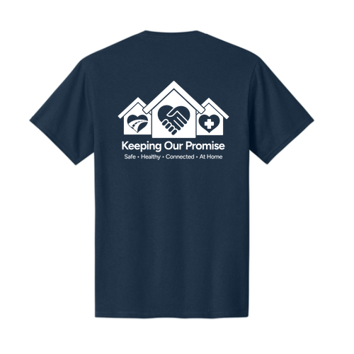 Port and Company 5.4 oz Cotton T-Shirt -- Navy
