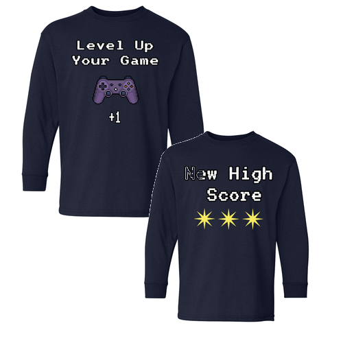 Gildan Youth Heavy Cotton Longsleeve -- Navy