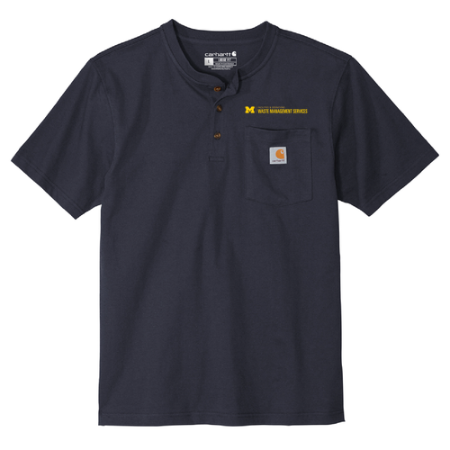 Carhartt Short Sleeve Henley T-Shirt -- Navy, $48