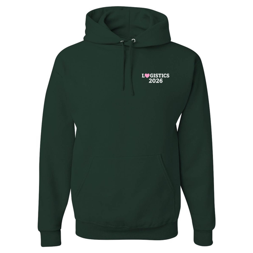 Jerzees 8 oz 50/50 Nublend Adult Hooded Sweatshirt -- Forest Green