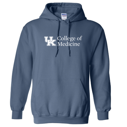 Gildan Heavy Blend Hooded Sweatshirt -- Indigo Blue