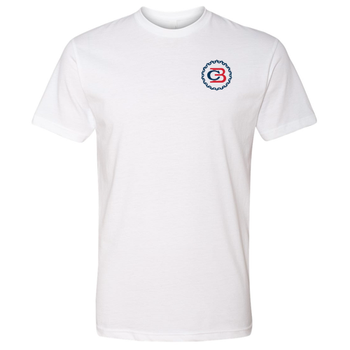 Next Level Mens CVC Crew -- White