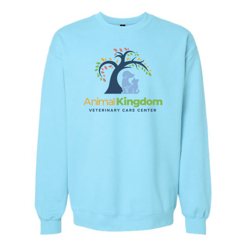 Gildan Adult Softstyle Fleece Crew Sweatshirt -- Sky