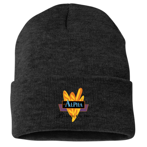 Sportsman Fleece Lined 12" Cuffed Beanie -- Black