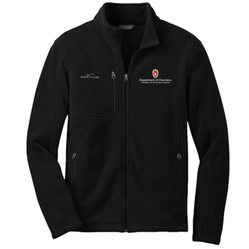 Eddie Bauer Full Zip Fleece Jacket -- Black