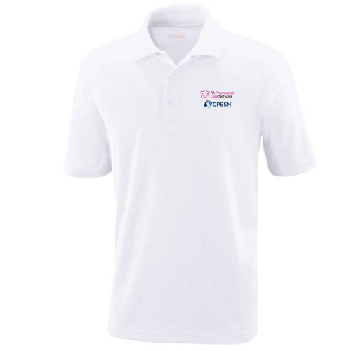 Ash City Core 365 Men's Origin Performance Pique Polo -- White