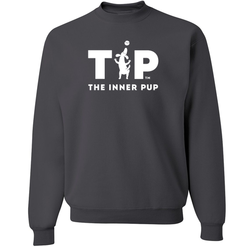 Jerzees 8 Oz., 50/50 Nublend Fleece Crew -- Charcoal Grey