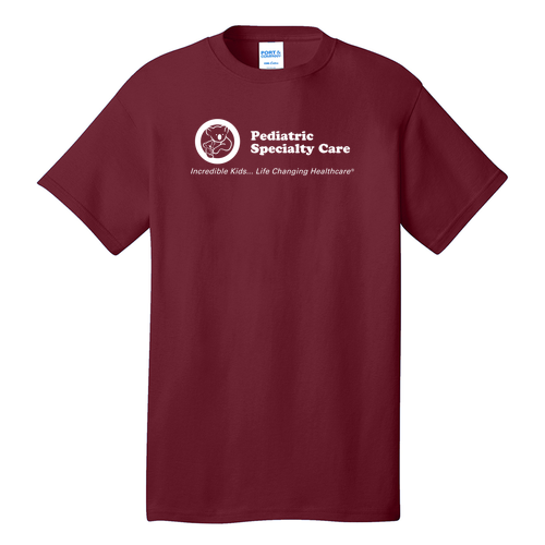 Port and Company 5.4 oz Cotton T-Shirt -- Cardinal