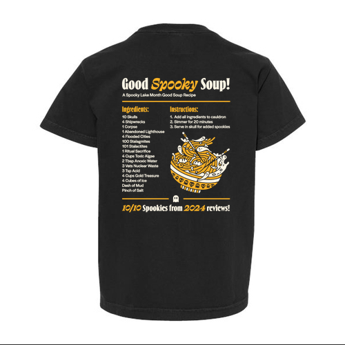 YOUTH Comfort Colors Ring Spun Cotton Tee -Good Spooky Soup- Black