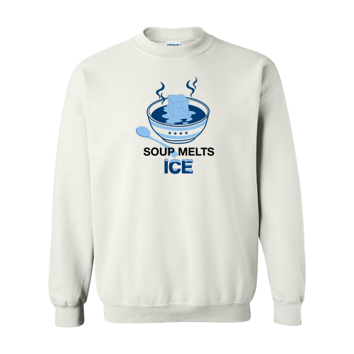 Heavy Blend Crew Neck Sweatshirt -- White