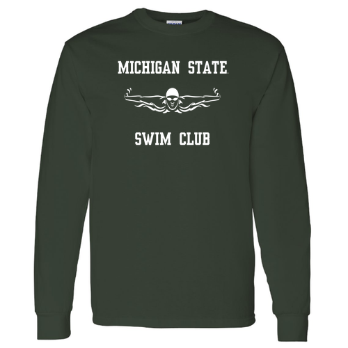 Gildan Heavy Cotton Longsleeve Basic T-Shirt -- Forest