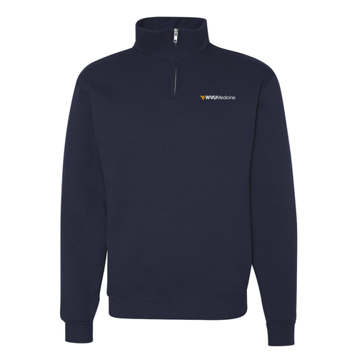 Jerzees 9.3 Oz 50/50 Nublend Quarter Zip Sweatshirt Adult -- J Navy