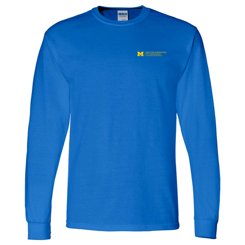 Gildan DryBlend 50/50 Longsleeve T-Shirt -- Royal, $12
