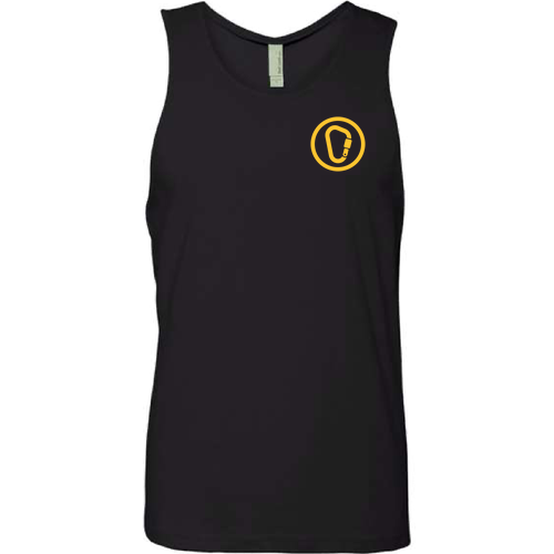 Next Level Apparel Black Cotton Muscle Tank