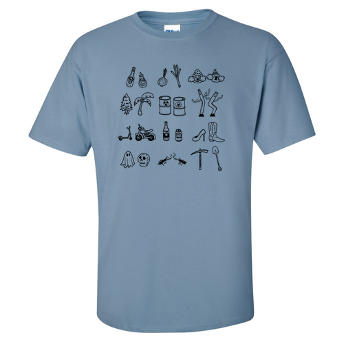 Gildan Ultra Cotton Basic T-Shirt -- Stone Blue