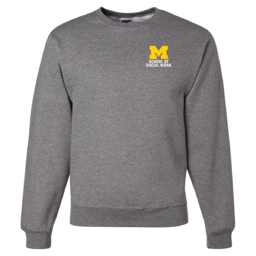 Jerzees 8 Oz., 50/50 Nublend Fleece Crewneck Sweatshirt -- Oxford