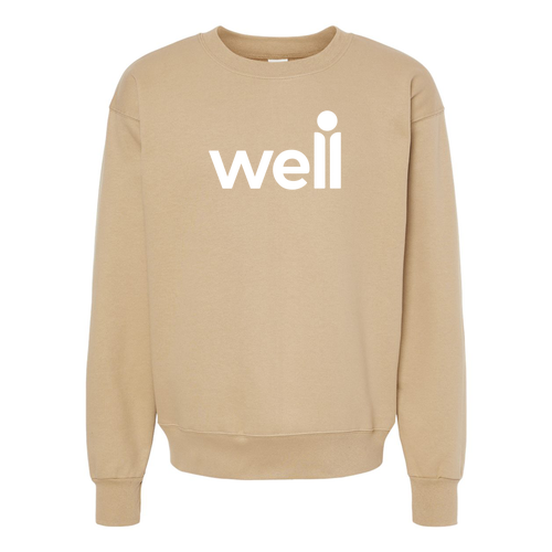 Hanes 90/10 Ultimate Cotton Crew Sweat -- Pebble