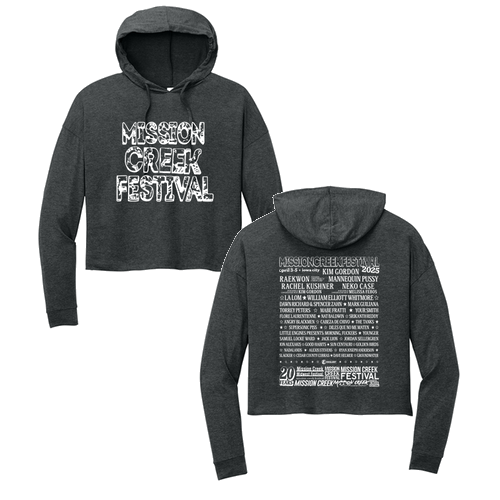 District Women’s Perfect Tri Midi Long Sleeve Hoodie -- Black Frost