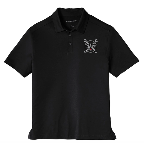 Port Authority City Stretch Polo -- Black (Emboridery)