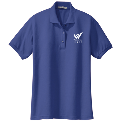 Ladies Port Authority  Silk Touch Sport Shirt. -- Mediterranean Blue