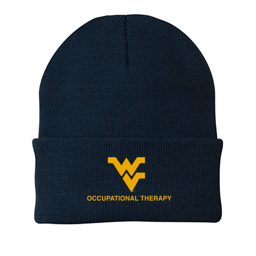 Port and Company Knit Hat with Cuff -- Navy