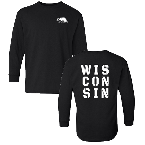 Gildan Youth Heavy Cotton Longsleeve -- Black
